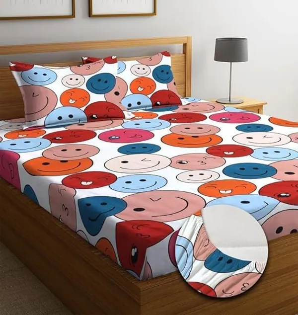 Printed_Smiley_Pattern_Bedsheet
