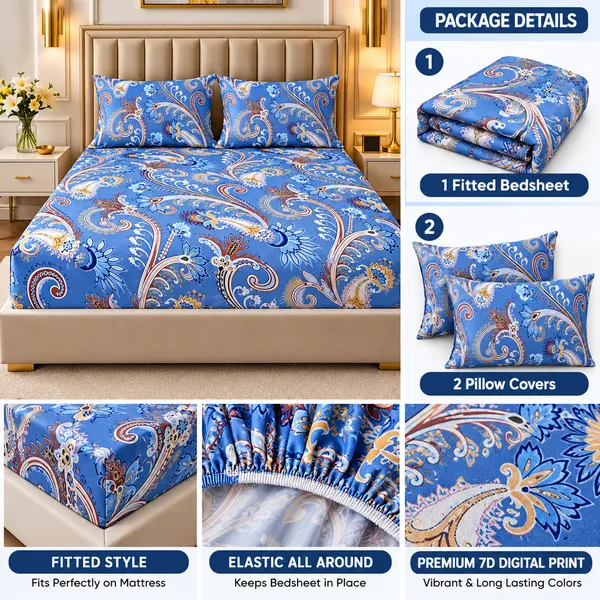 Blue_Modern_Paisley_Print_Bedsheet_Set