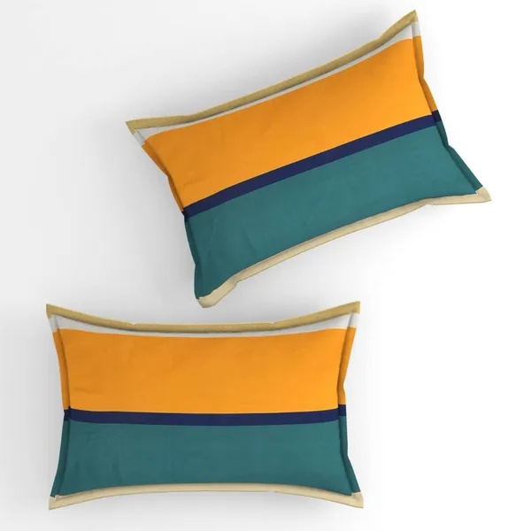 Multicolor_Striped_Fitted_Bedsheet