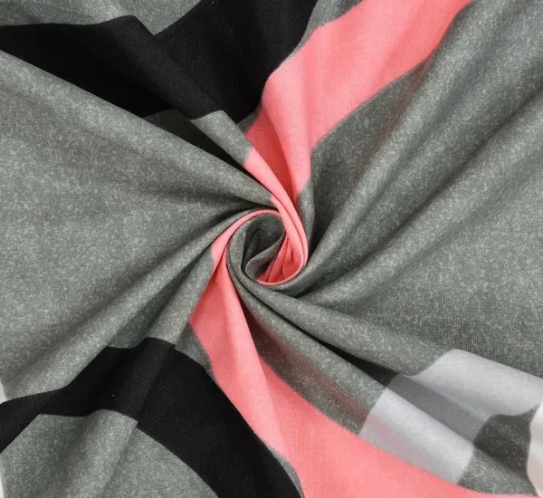 Grey_Abstract_Pattern_Double_Bedsheet_Set