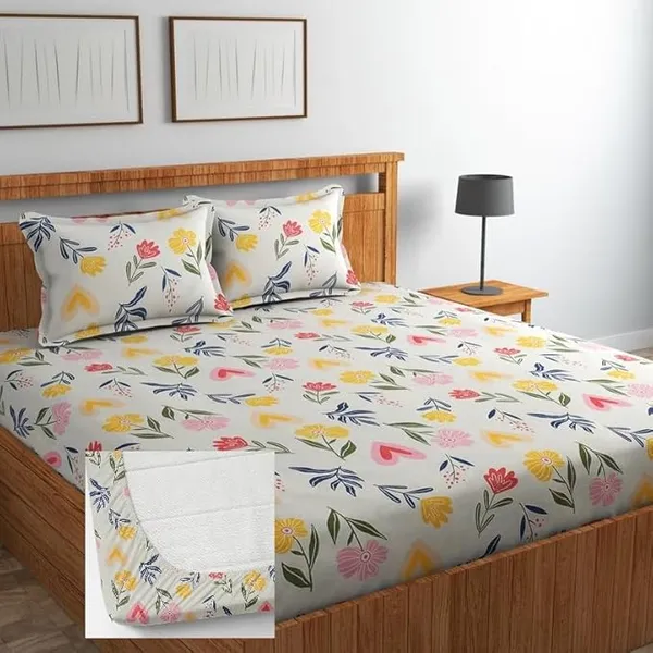 Floral_Print_Fitted_Bedsheet