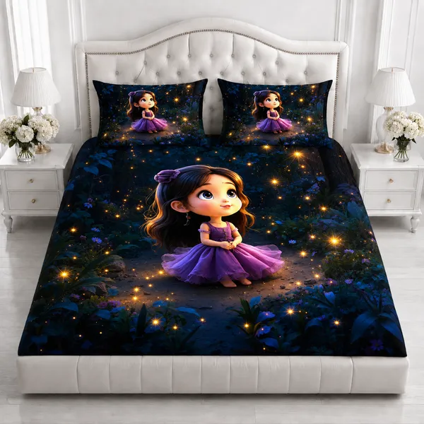 Printed_Fantasy_Girl_Double_Bedsheet
