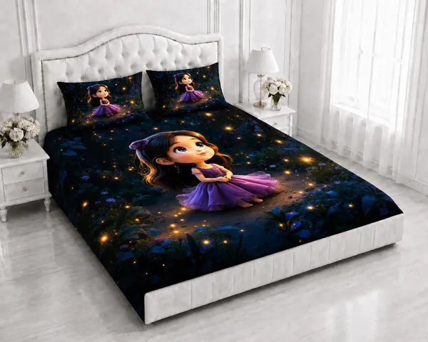 Printed_Fantasy_Girl_Double_Bedsheet