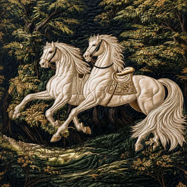 Dark_Horse_Pattern_King_Size_Bedsheet