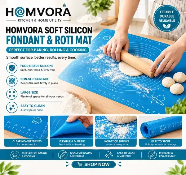 Homvora_Soft_Silicon_Fondant_Roti_Mat_Buy_1_Get_1_Free