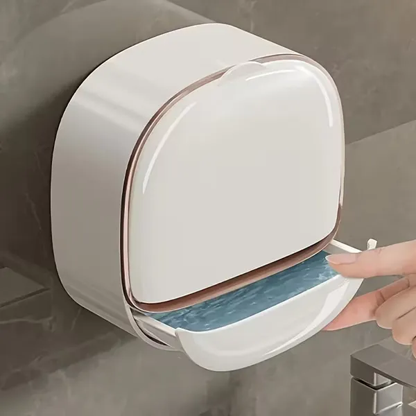 Homvora_Premium_Covered_Soap_Holder_With_Drain_Tray_Buy_1_Get_1_Free