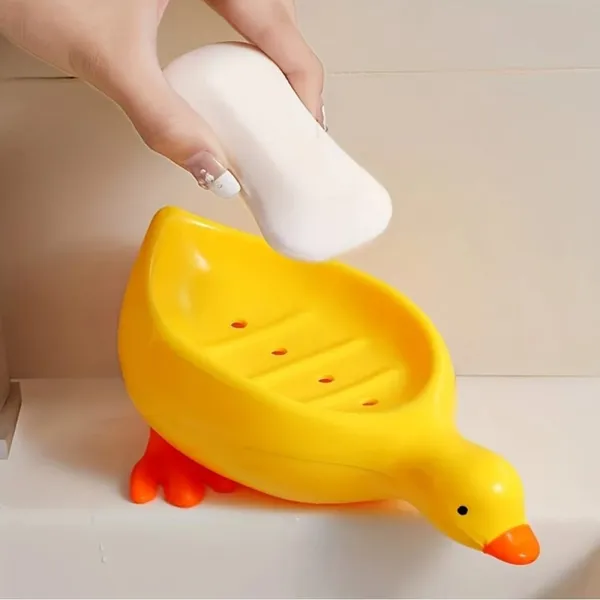 Homvora_Duck_Shape_Self_Draining_Soap_Holder_Buy_1_Get_1_Free