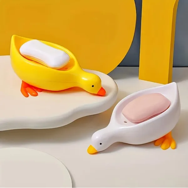 Homvora_Duck_Shape_Self_Draining_Soap_Holder_Buy_1_Get_1_Free