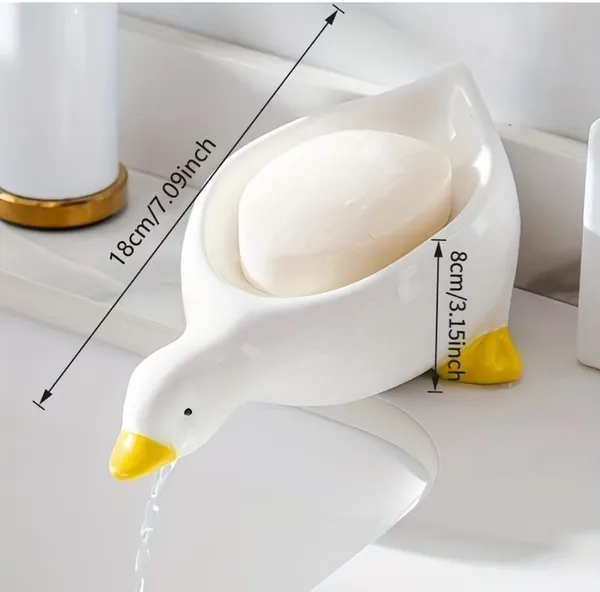 Homvora_Duck_Shape_Self_Draining_Soap_Holder_Buy_1_Get_1_Free