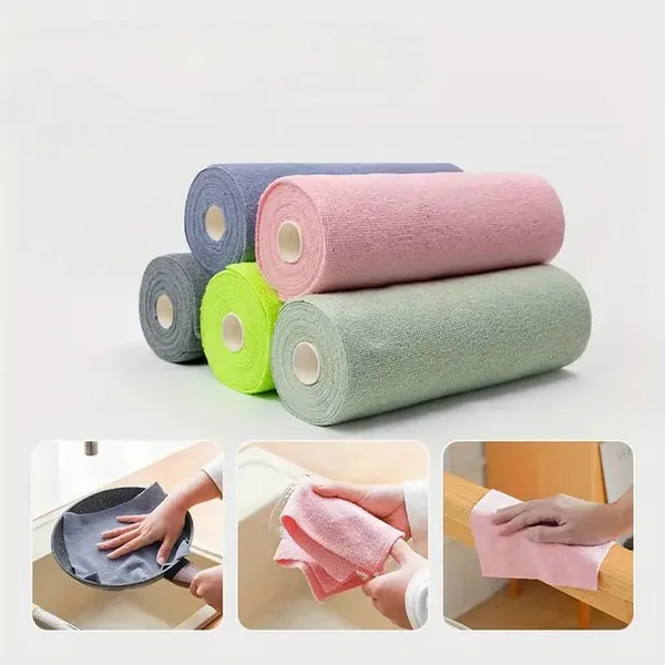Homvora_Reusable_Microfiber_Cleaning_Cloth_Roll_Pack_Of_50_Sheets