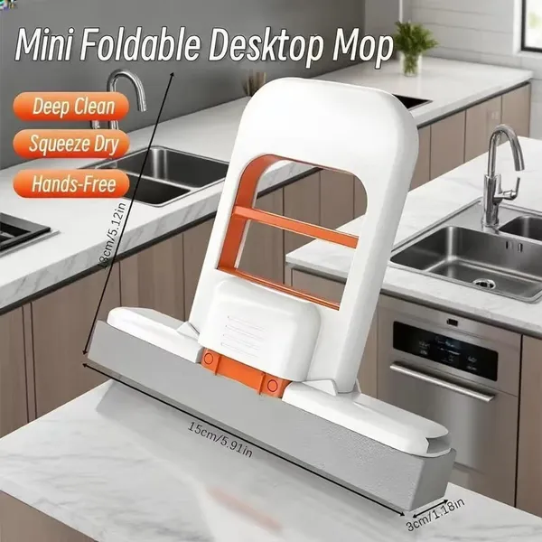 Homvora_Foldable_Mini_Self_Squeeze_Sponge_Mop_Default_Title