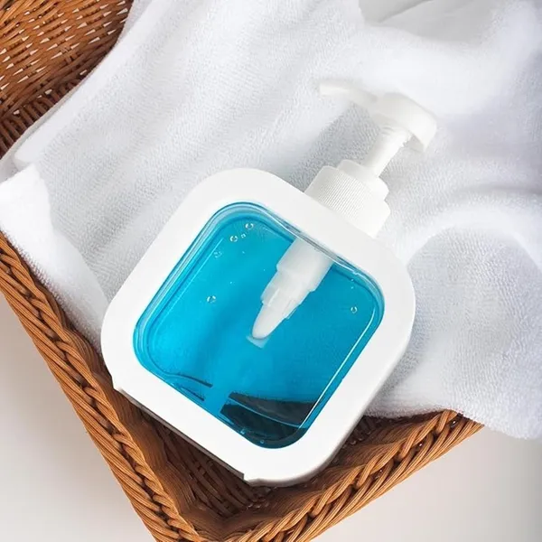 Homvora_Square_Transparent_Liquid_Soap_Dispenser_500ml_Buy_1_Get_1_Free