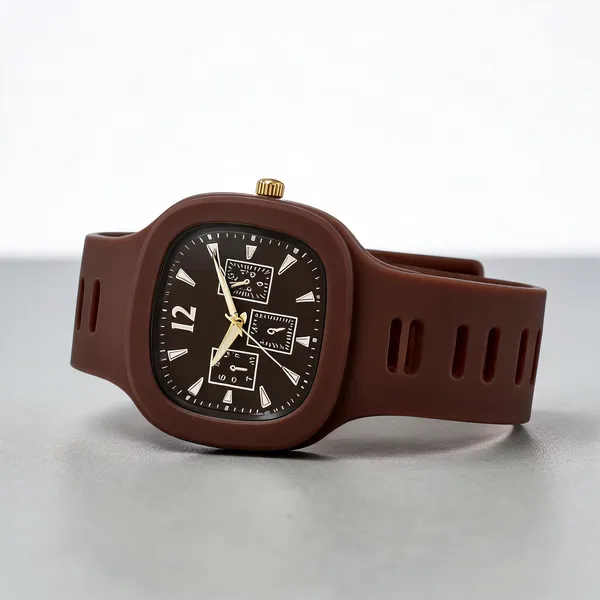 Brown_Silicone_Analog_Wrist_Watch_For_Men_-_Pack_of_2