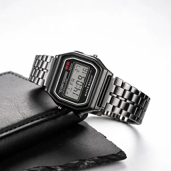 Black_Stainless_Steel_Digital_Wrist_Watch_For_Men