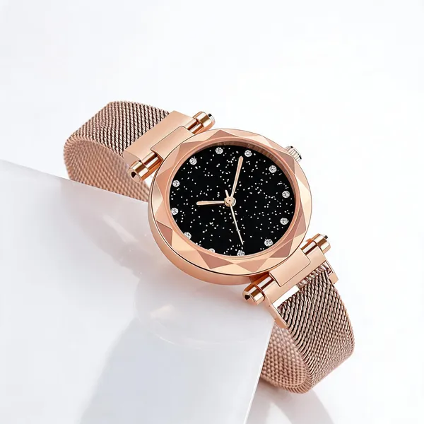 Rose_Gold_Stainless_Steel_Analog_Watch_And_Bracelet_Set_For_Women