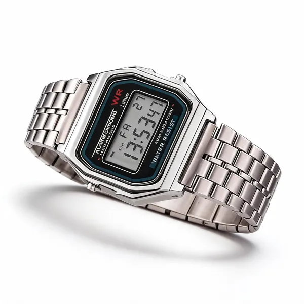 Silver_Stainless_Steel_Digital_Wrist_Watch_For_Men