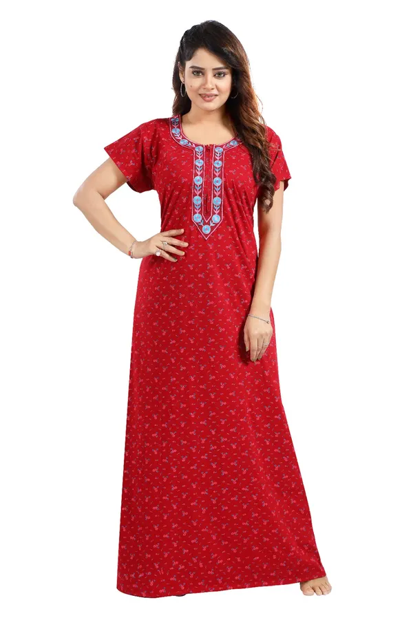 Red_Floral_Print_Nightdress_for_Women