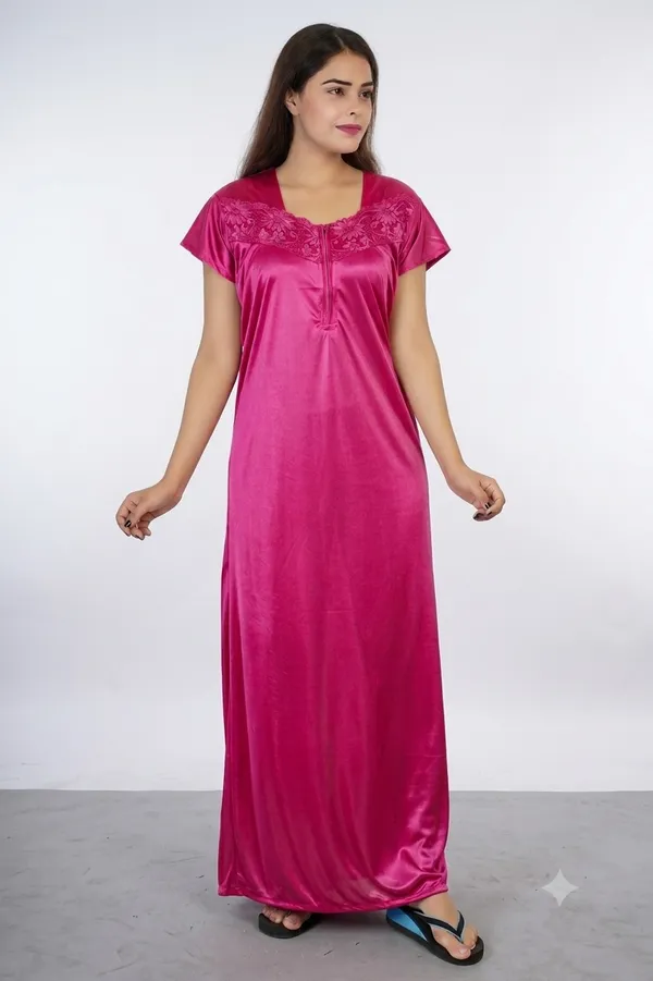 Pink_Satin_Relaxed_Fit_Nightdress_for_Women