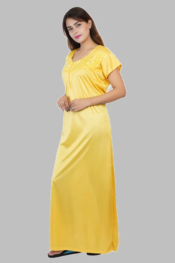 Yellow_Satin_Nightdress_for_Women