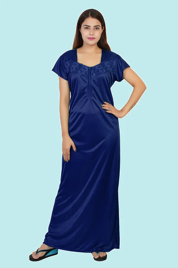 Blue_Satin_Maxi_Nightdress_for_Women
