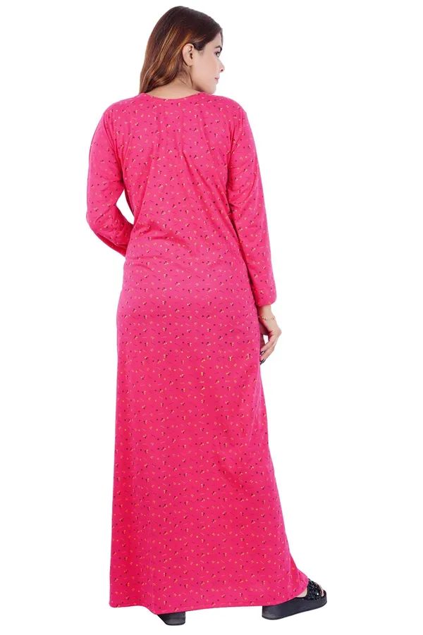 Pink_Printed_Full_Sleeve_Nightdress_for_Women