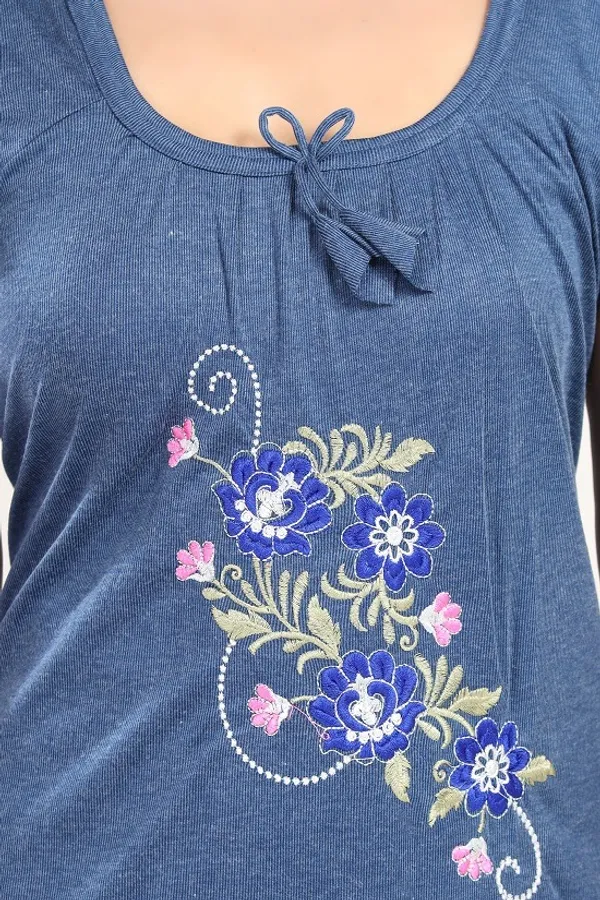 Blue_Floral_Long_Nightdress_for_Women