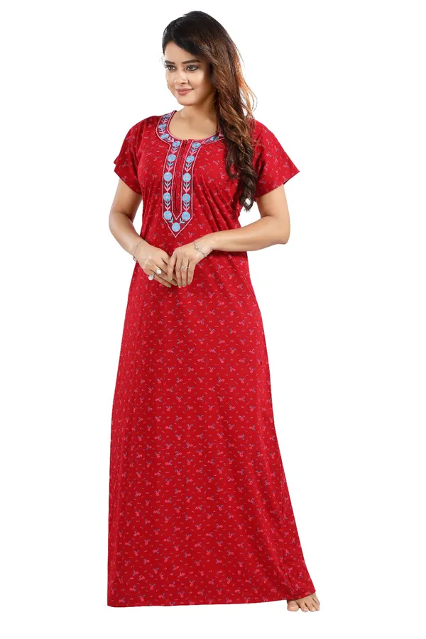 Red_Floral_Print_Nightdress_for_Women