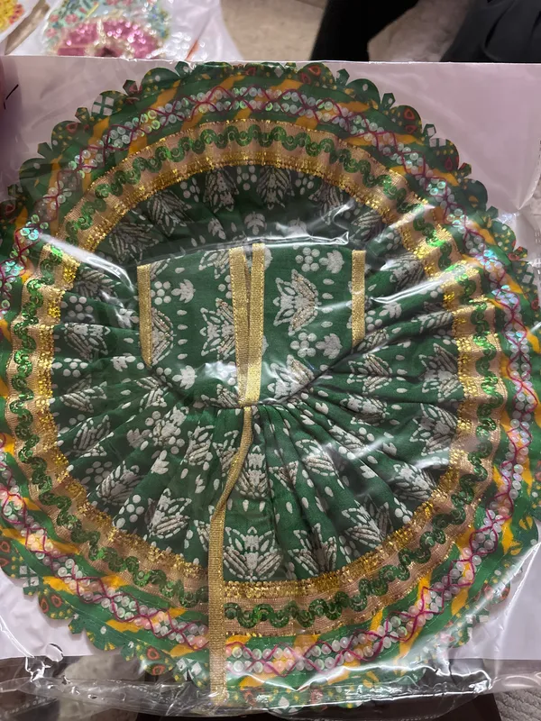Green_Floral_Printed_Laddu_Gopal_Poshak