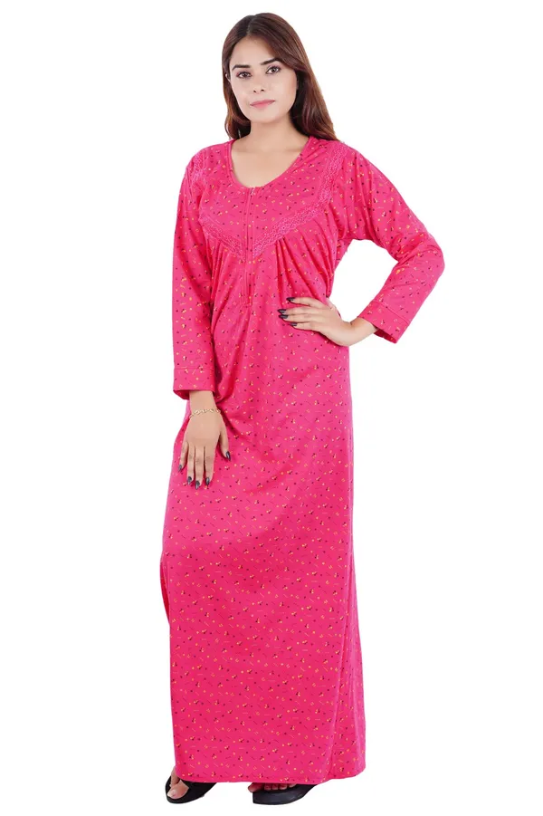 Pink_Printed_Full_Sleeve_Nightdress_for_Women