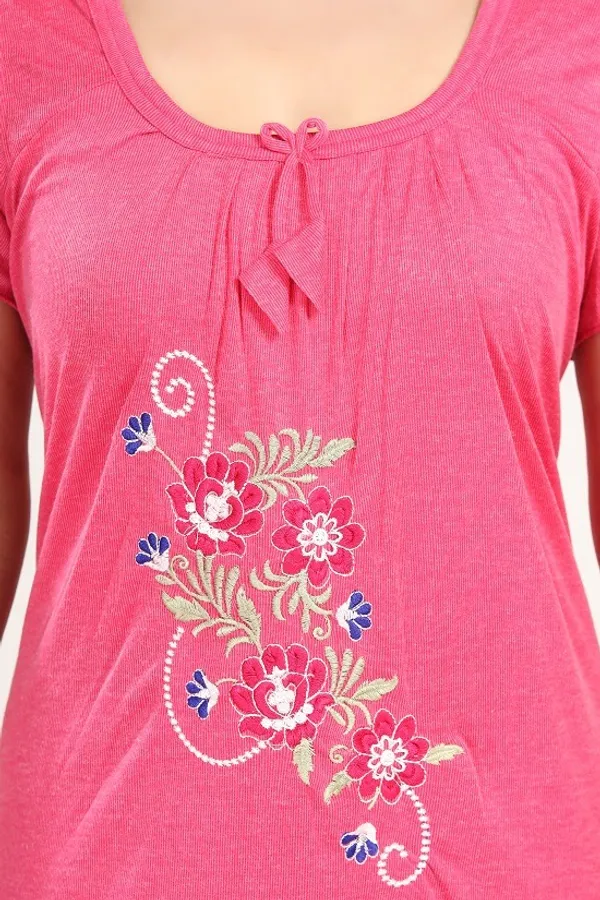 Pink_Embroidered_Long_Nightdress_for_Women