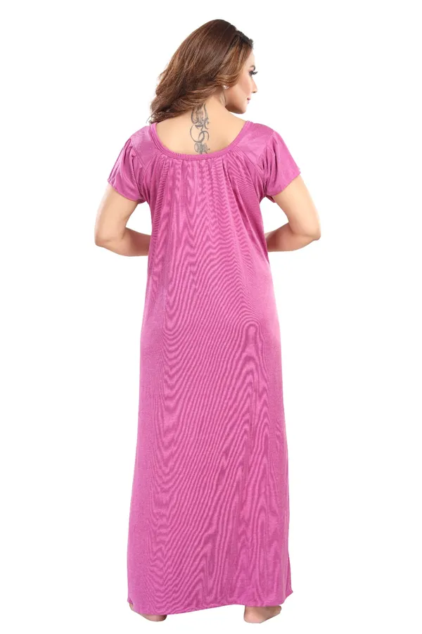 Pink_Short_Sleeve_Nightdress_for_Women