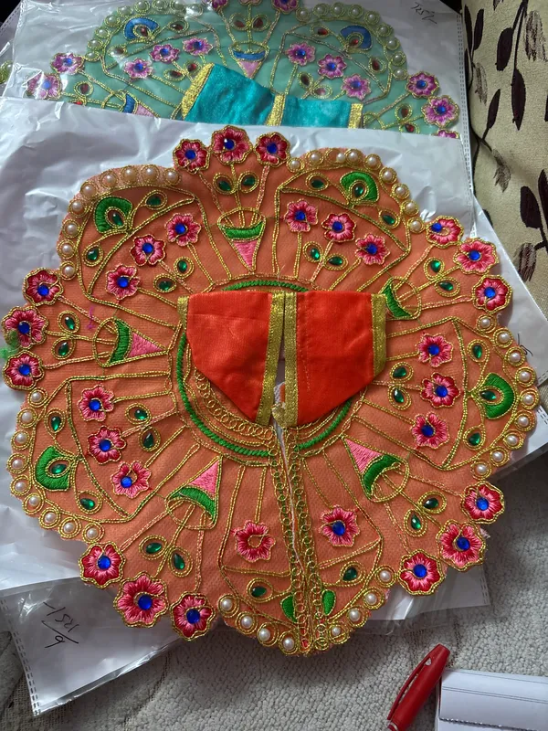 Peach_Satin_Embroidered_Blouse_Patch_for_Women