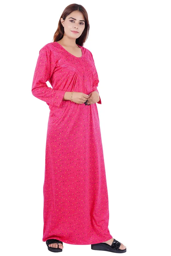 Pink_Printed_Full_Sleeve_Nightdress_for_Women