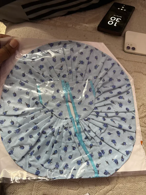 Light_Blue_Floral_Print_Baby_Cradle_Cloth