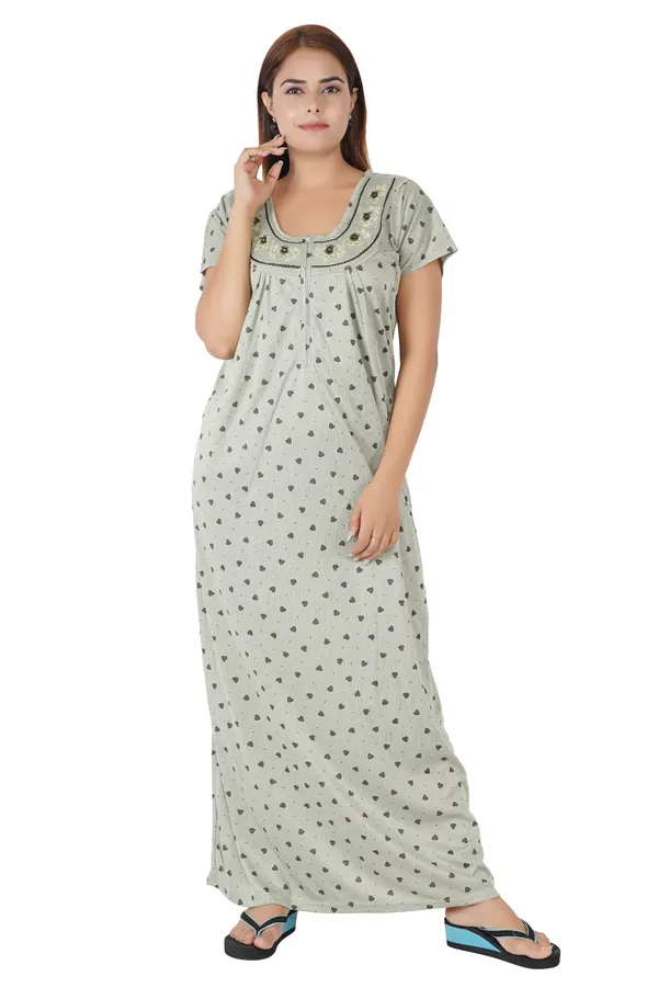 Grey_Printed_Relaxed_Fit_Nightdress_For_Women