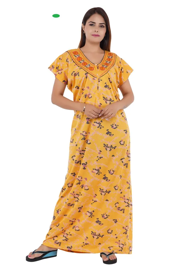 Yellow_Printed_Relaxed_Fit_Nightdress_for_Women