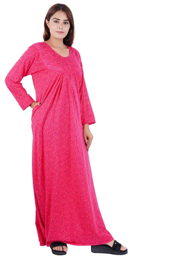 Pink_Printed_Full_Sleeve_Nightdress_for_Women