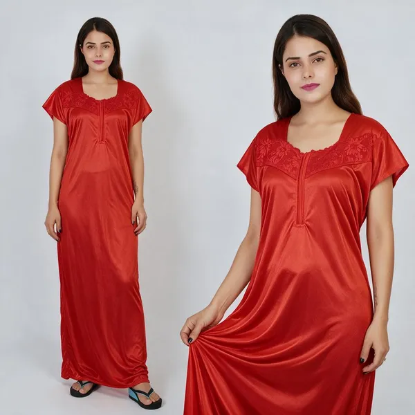 Red_Satin_Relaxed_Fit_Nightdress_For_Women
