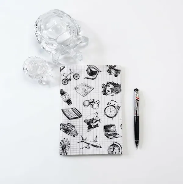 House_Of_Earthy_Astronaut_Plain_Pocket_Notebook_Set_Of_4