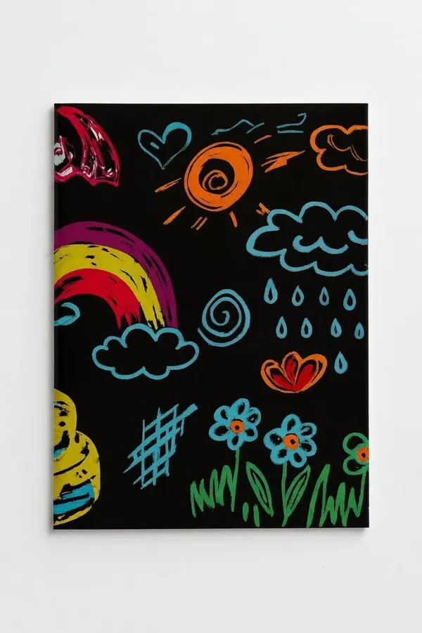 House_Of_Earthy_Multicolor_Doodle_Pocket_Notebook_Set_Of_4_Plain