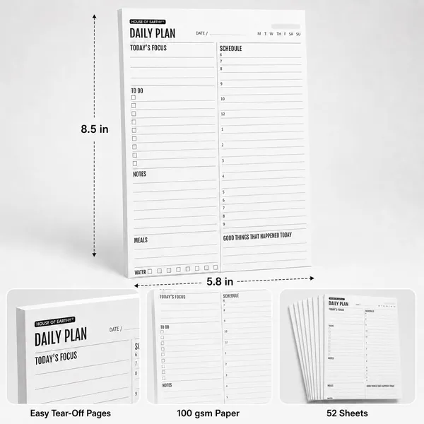 House_Of_Earthy_A5_Daily_Planner_To-Do_List_Notepad_Pack_Of_2