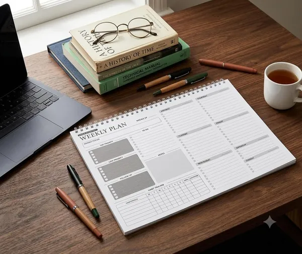 House_Of_Earthy_A4_Undated_Weekly_Planner_Notepad