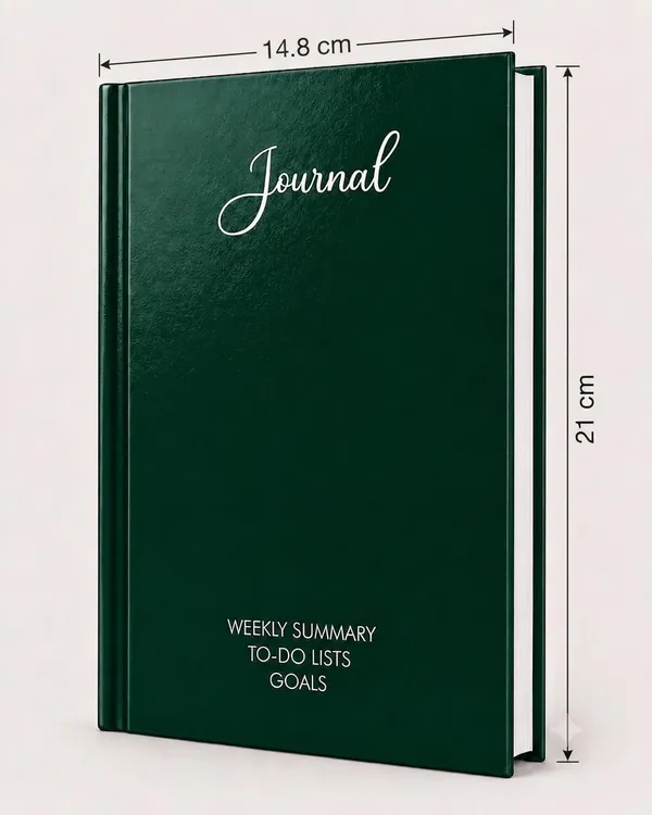 House_Of_Earthy_Green_Hardcover_A5_Plain_Journal_With_Planner_Sections