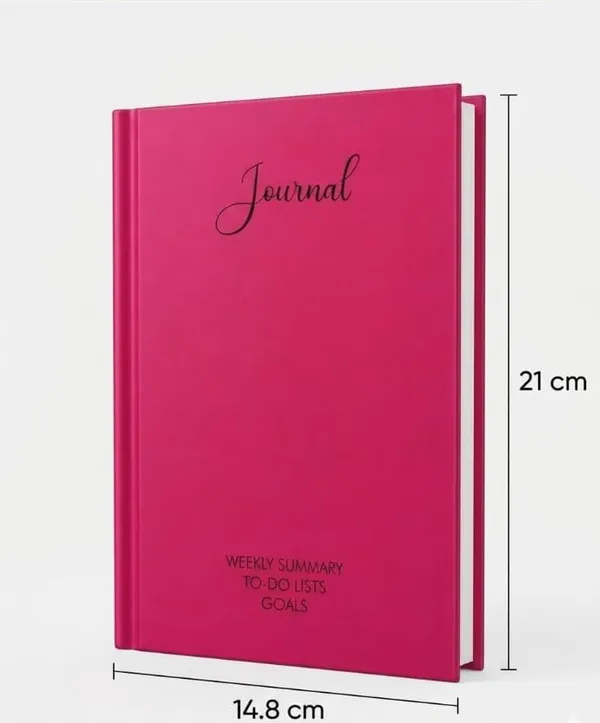 House_Of_Earthy_Pink_Hardcover_A5_Plain_Journal_With_Planner_Sections