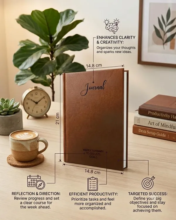 House_Of_Earthy_Brown_Hardcover_A5_Plain_Journal_With_Planner_Sections