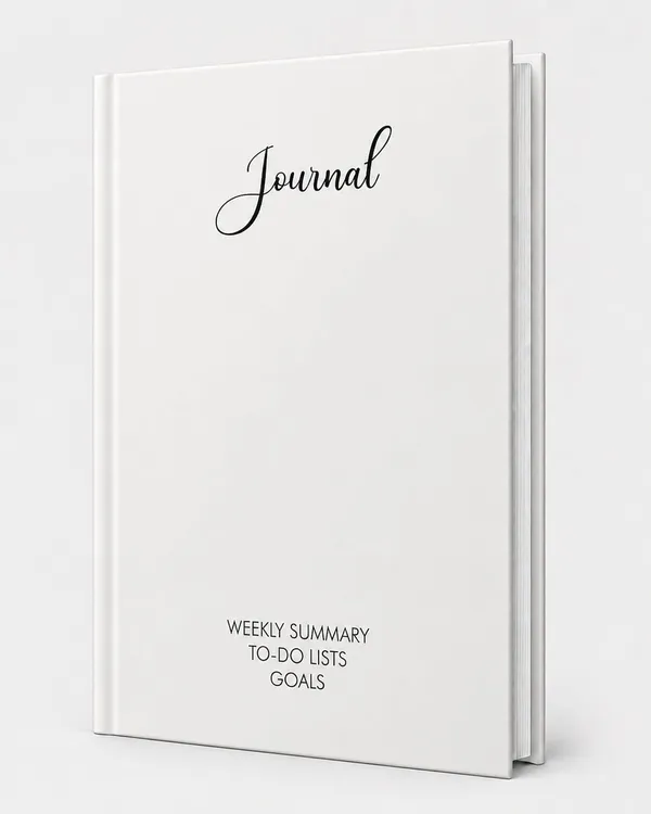 House_Of_Earthy_White_Hardcover_A5_Plain_Journal_With_Planner_Sections