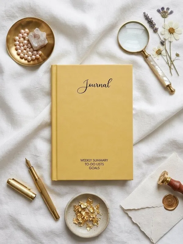 House_Of_Earthy_Yellow_Hardcover_Plain_Journal_A5