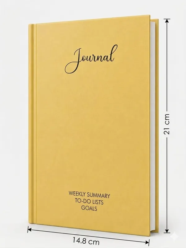 House_Of_Earthy_Yellow_Hardcover_Plain_Journal_A5