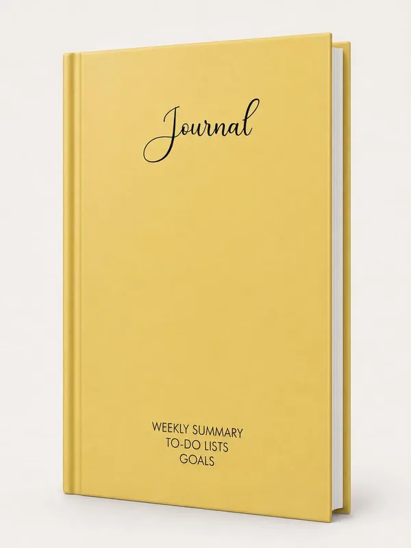 House_Of_Earthy_Yellow_Hardcover_Plain_Journal_A5