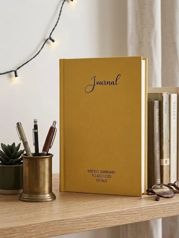 House_Of_Earthy_Yellow_Hardcover_Plain_Journal_A5